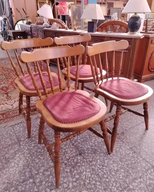 Juego 4 sillas comedor estilo windsor - miniatura 4
