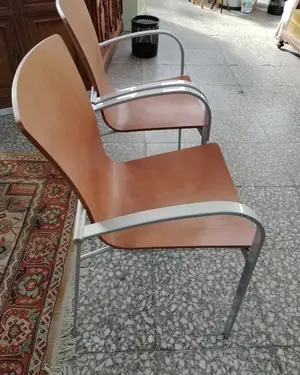 Par de sillones geométricos vintage - miniatura 4