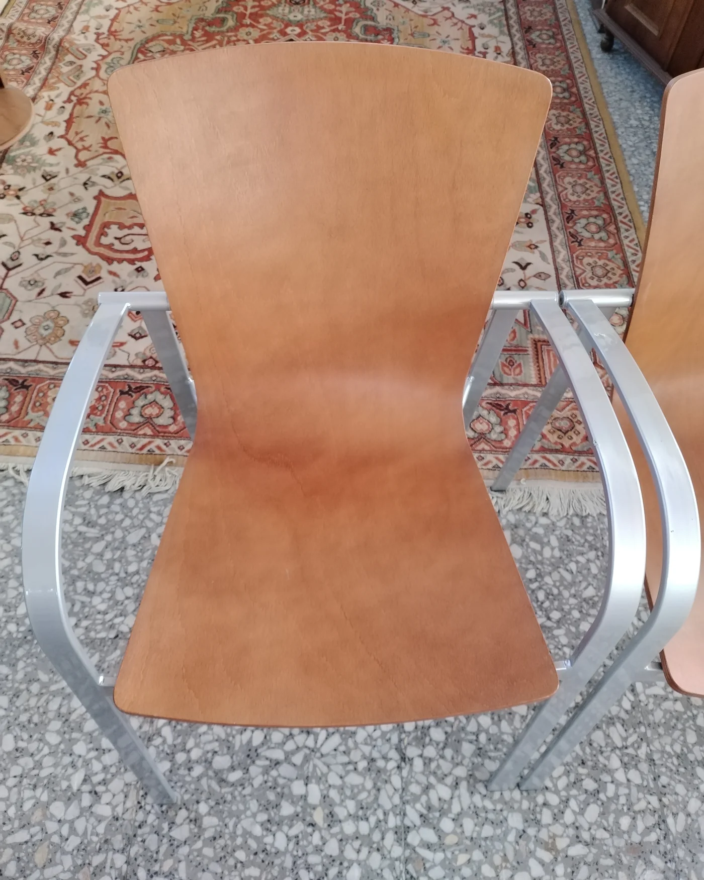 Par de sillones geométricos vintage - imagen 5
