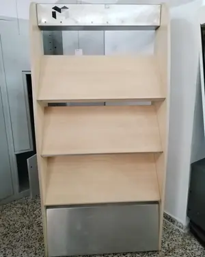 Expositor de madera con estructura metálica - miniatura 2
