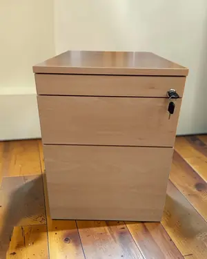 Cajonera de oficina con tres cajones y cerradura - miniatura 1