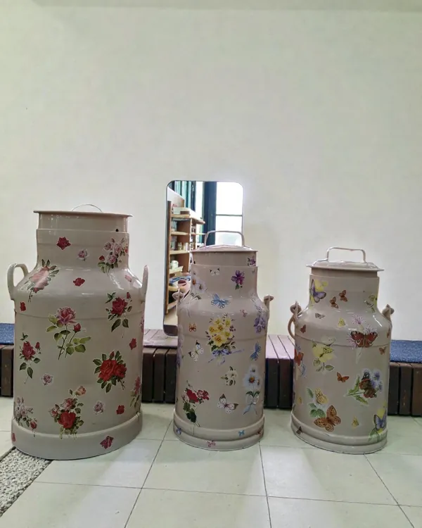 Lecheros Vintage Decorados
