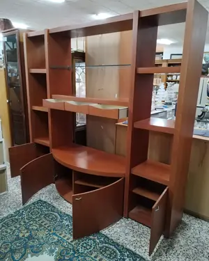 Mueble de salón modular de madera con espejo y cajones - miniatura 3
