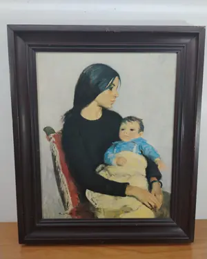 Cuadro maternidad Ramon Pichot - miniatura 1