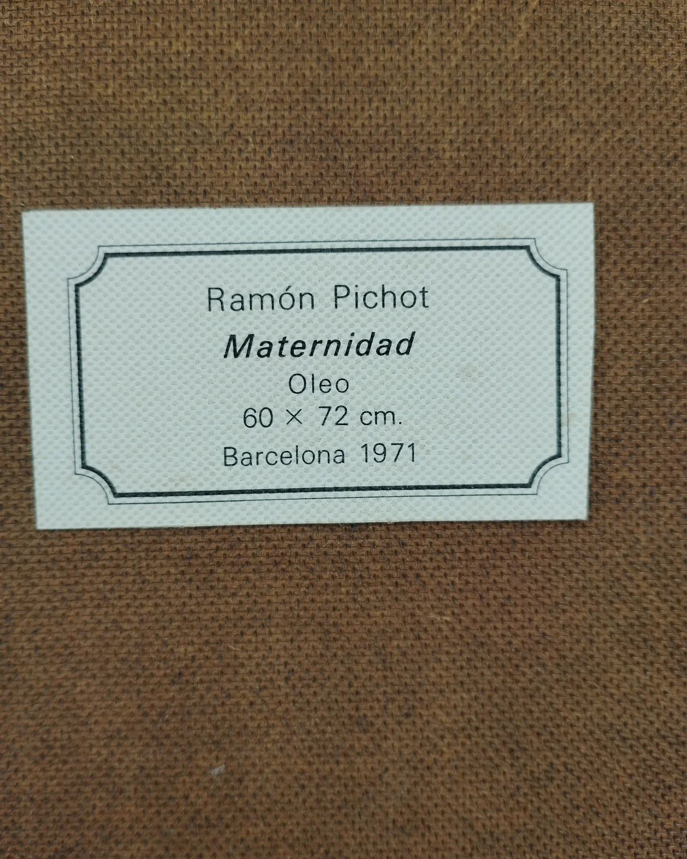 Cuadro maternidad Ramon Pichot - imagen 6
