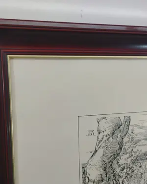 Litografía Trives Niguez con marco de madera - miniatura 4