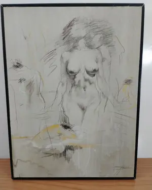 Dibujo desnudo femenino - miniatura 1