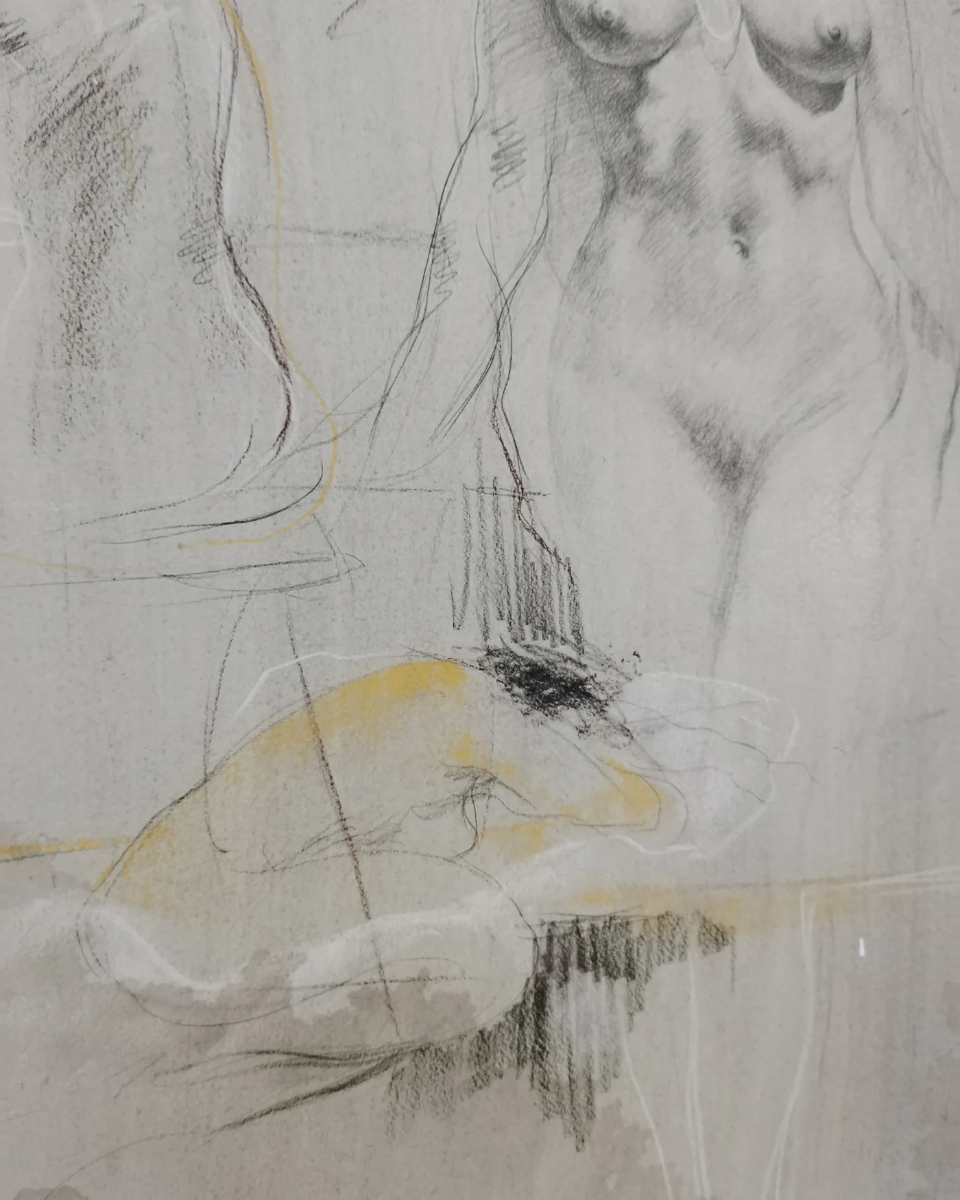 Dibujo desnudo femenino - imagen 3