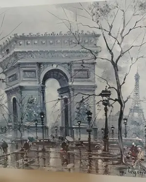 Cuadro arco del triunfo paris - miniatura 2