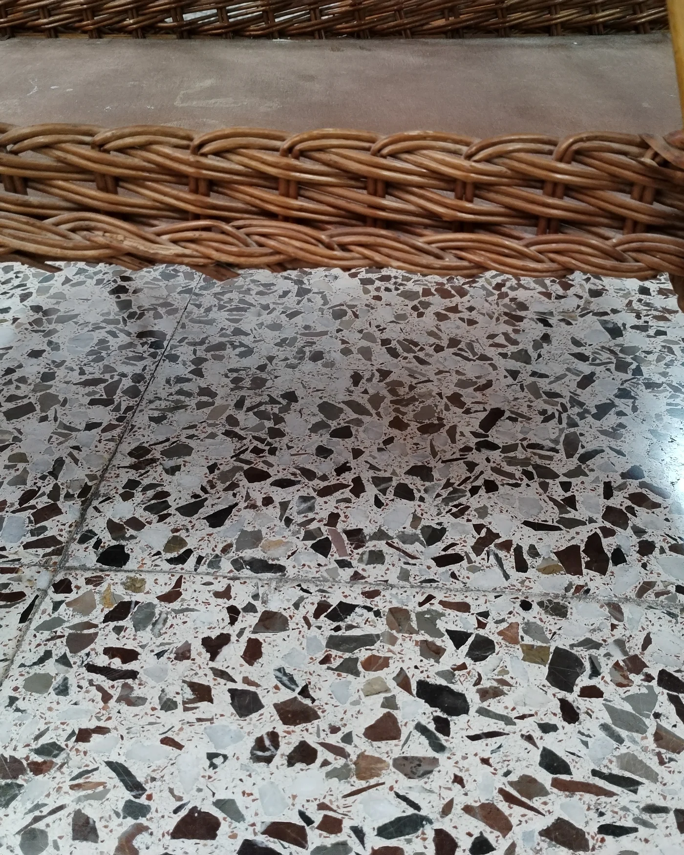 Cesta de mimbre de dos alturas con asas - imagen 5