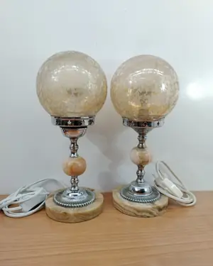 pareja de lámparas vintage - miniatura 1