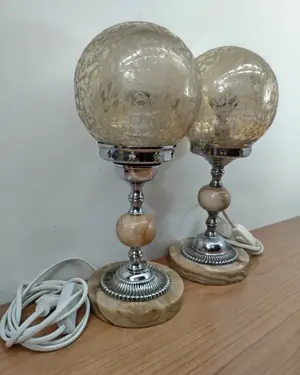 pareja de lámparas vintage - miniatura 2