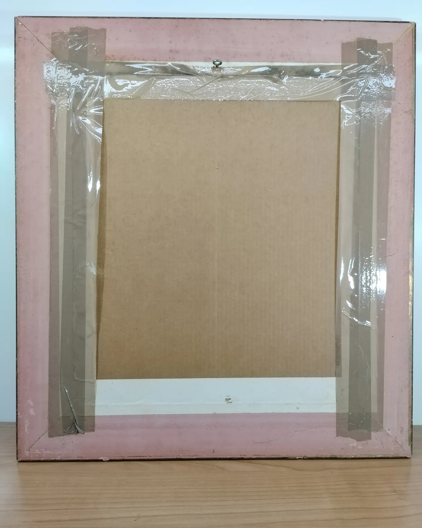 Placa votiva de Buda en cobre y latón con marco decorativo - imagen 6