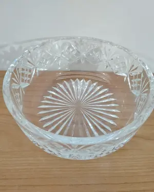 Cenicero mediano de cristal tallado - miniatura 2