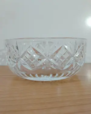 Cenicero mediano de cristal tallado - miniatura 3