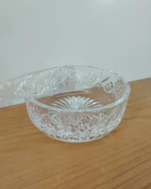 Cenicero mediano de cristal tallado - miniatura 4