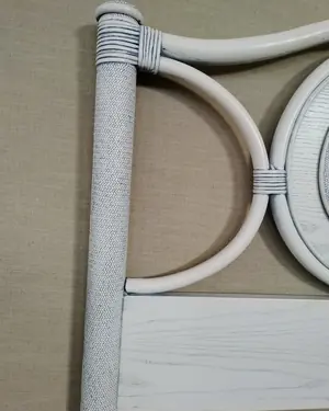 Cabecero de mimbre blanco - miniatura 2