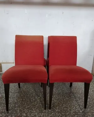 Juego 4 sillas de comedor rojas - miniatura 1