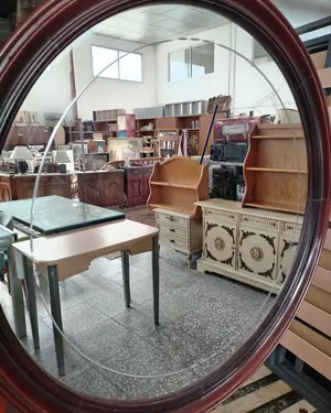 Espejo Clásico Redondo en Madera - miniatura 4