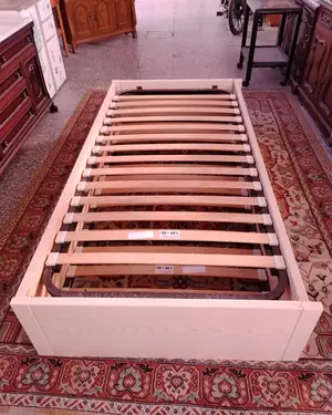 Cama nido individual en madera clara - miniatura 2