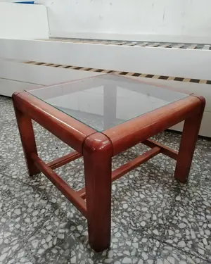 Mesa de centro madera y cristal - miniatura 2
