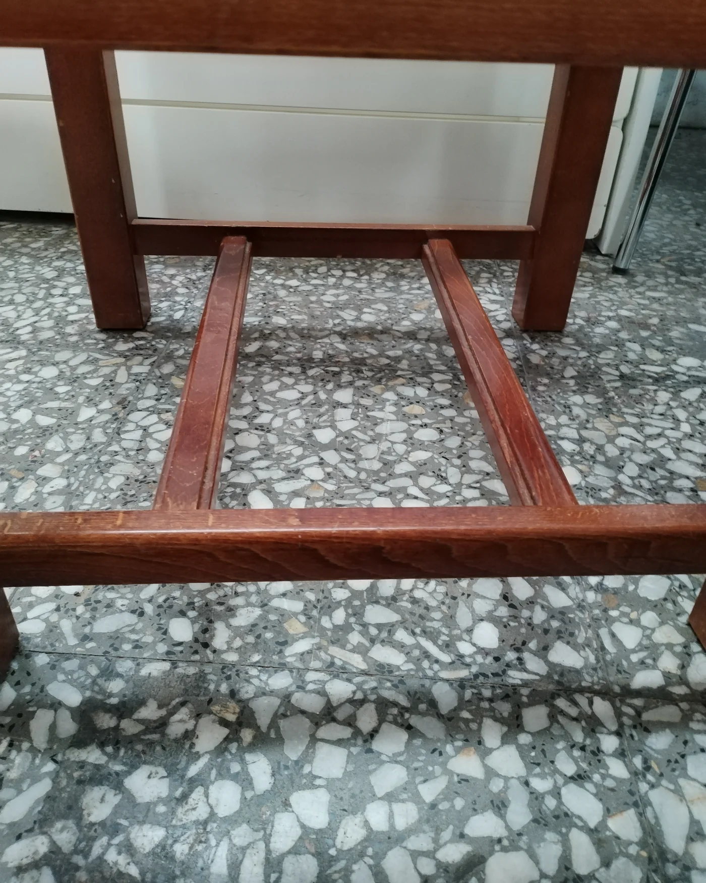 Mesa de centro madera y cristal - imagen 4