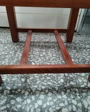 Mesa de centro madera y cristal - miniatura 4
