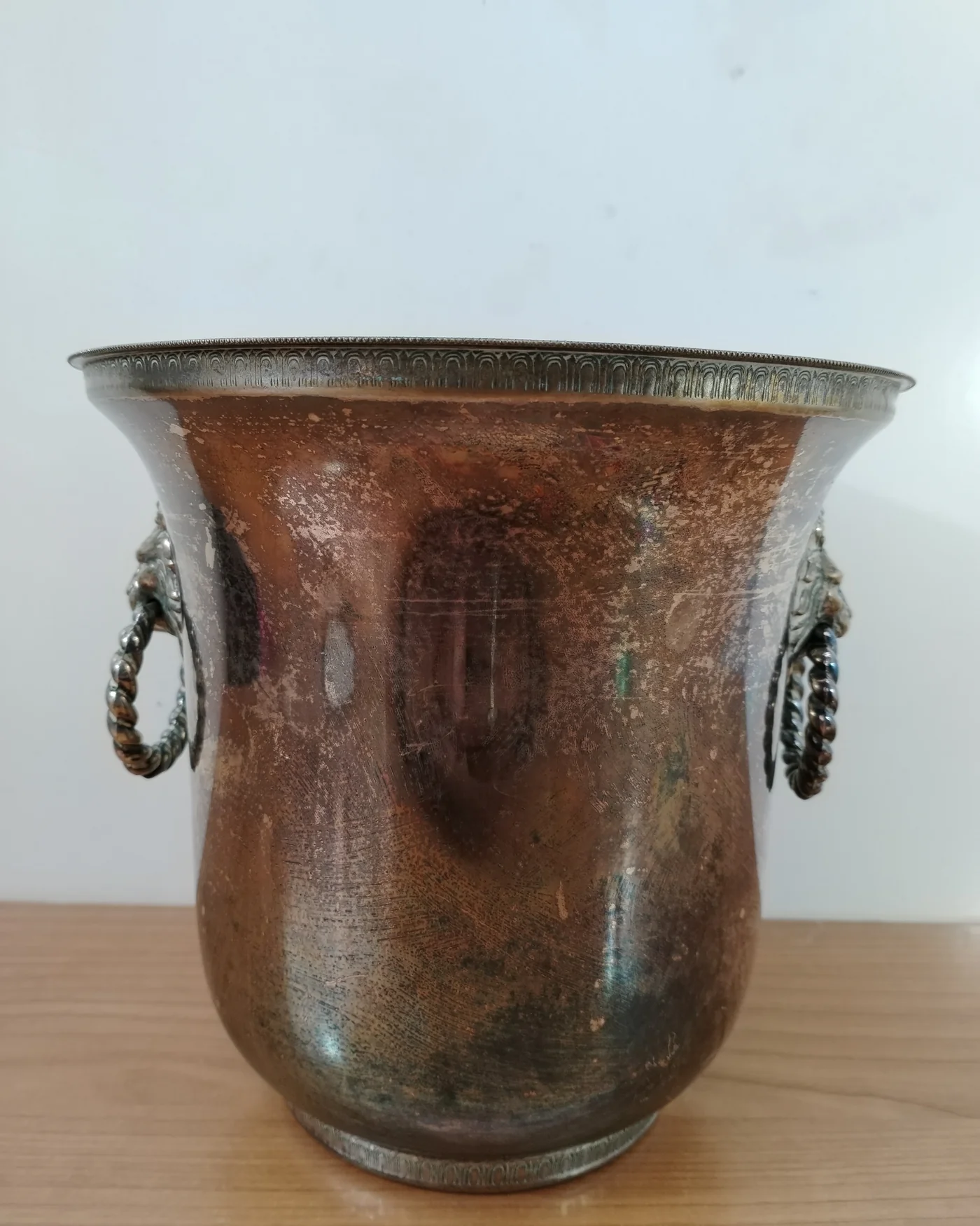 Cubitera vintage alpadur con asas de león - imagen 2