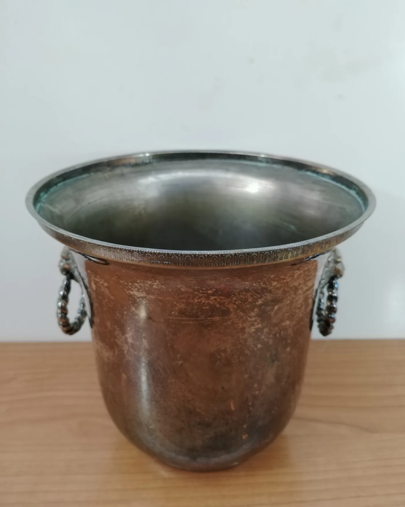 Cubitera vintage alpadur con asas de león - imagen 3