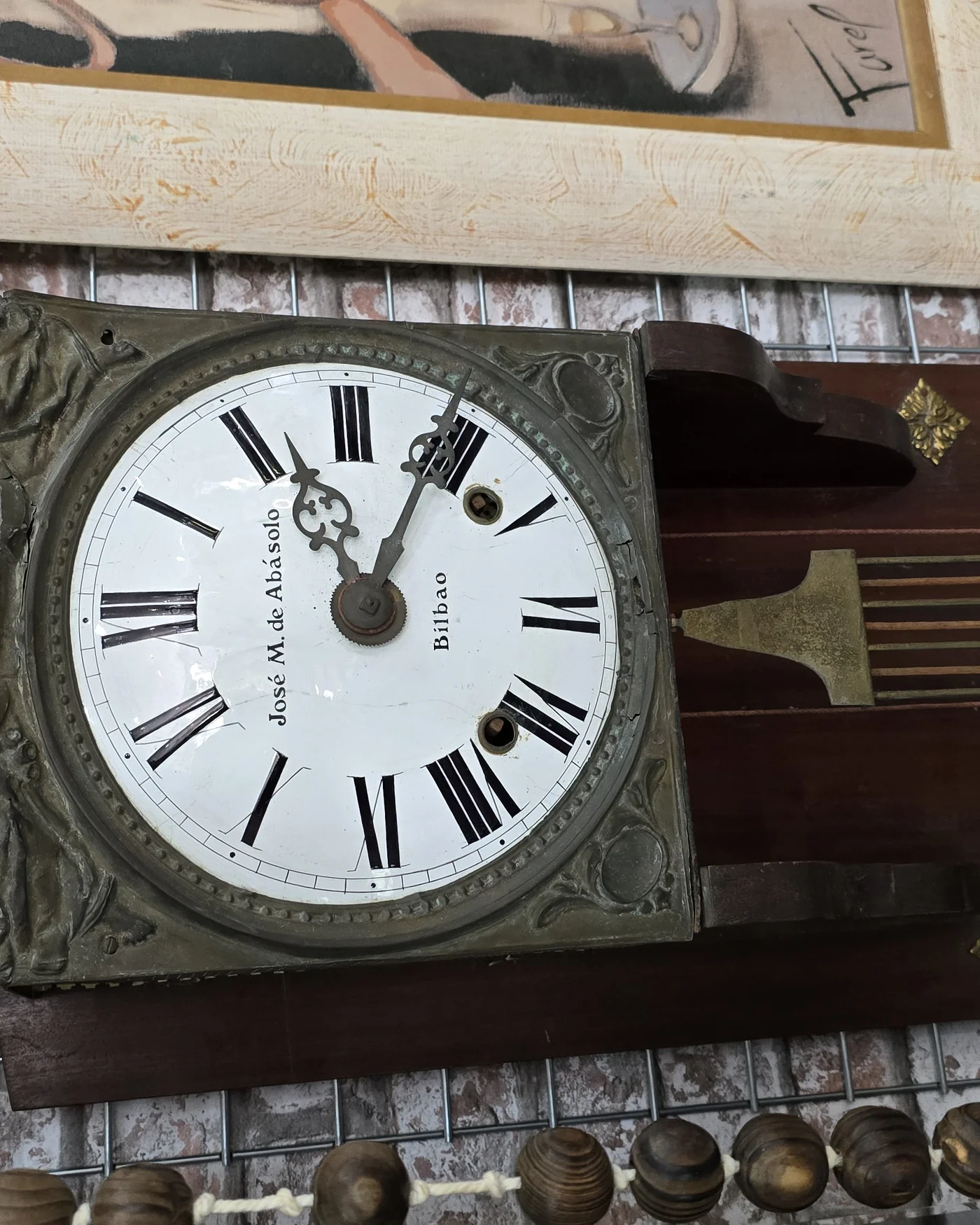 Reloj de pared másor de jose m. de abasolo bilbao - imagen 1