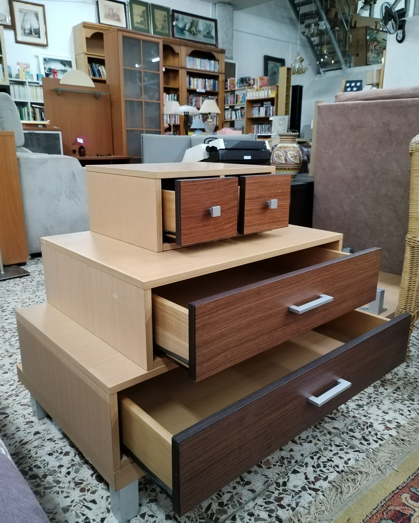 Mueble de almacenamiento modular de madera - imagen 2
