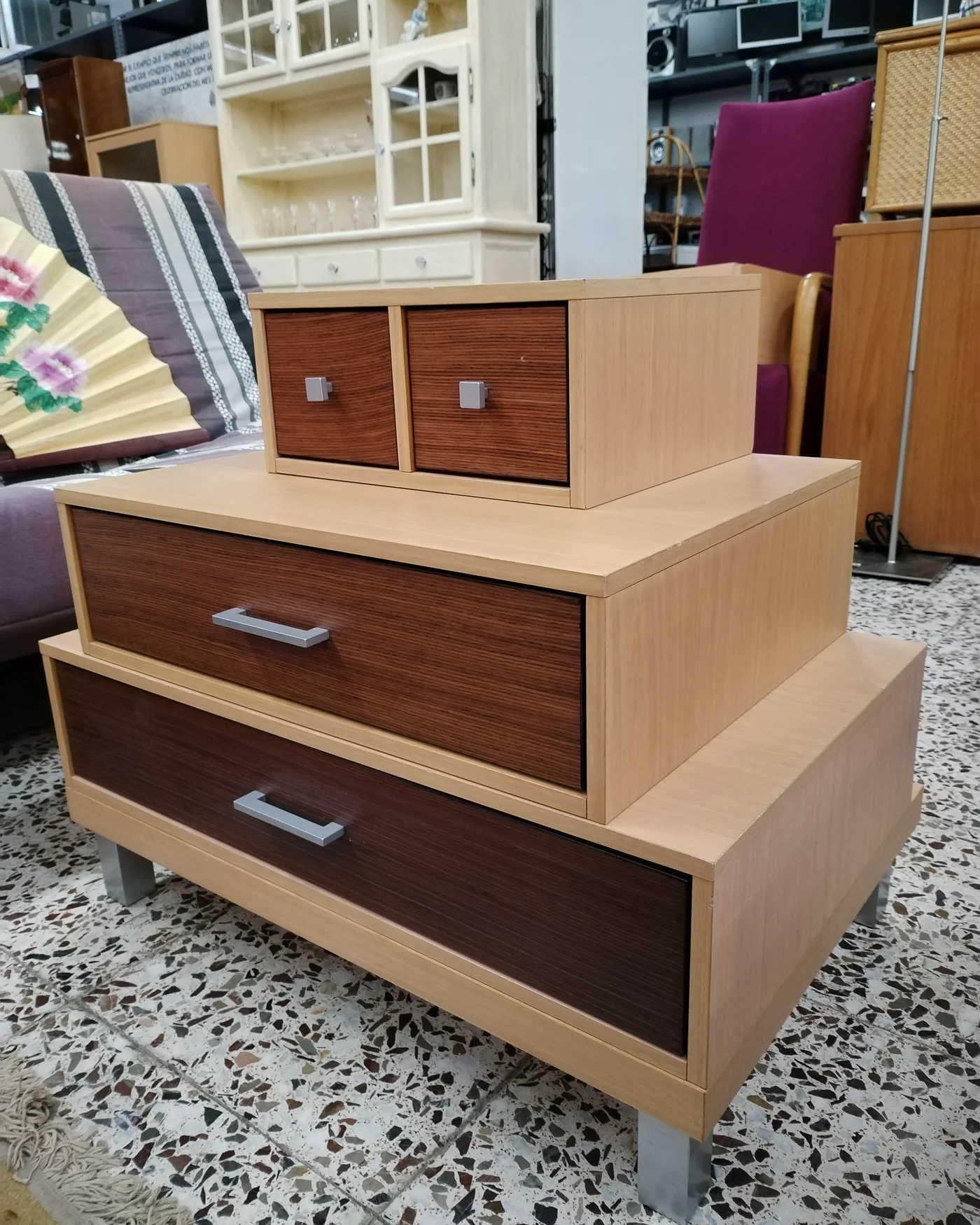 Mueble de almacenamiento modular de madera - imagen 3