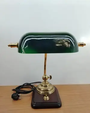 LÁMPARA DE BANQUERO VINTAGE - miniatura 1