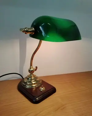 LÁMPARA DE BANQUERO VINTAGE - miniatura 5