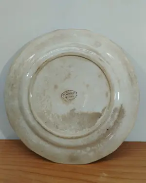Plato decorativo de cerámica La Cartuja de Sevilla - miniatura 4