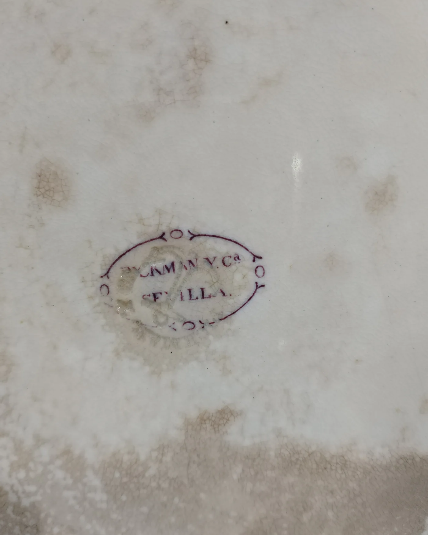 Plato decorativo de cerámica La Cartuja de Sevilla - imagen 5