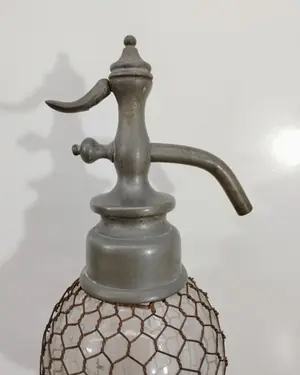 Sifón de agua mineral vintage seltzogene d.fevre - miniatura 2