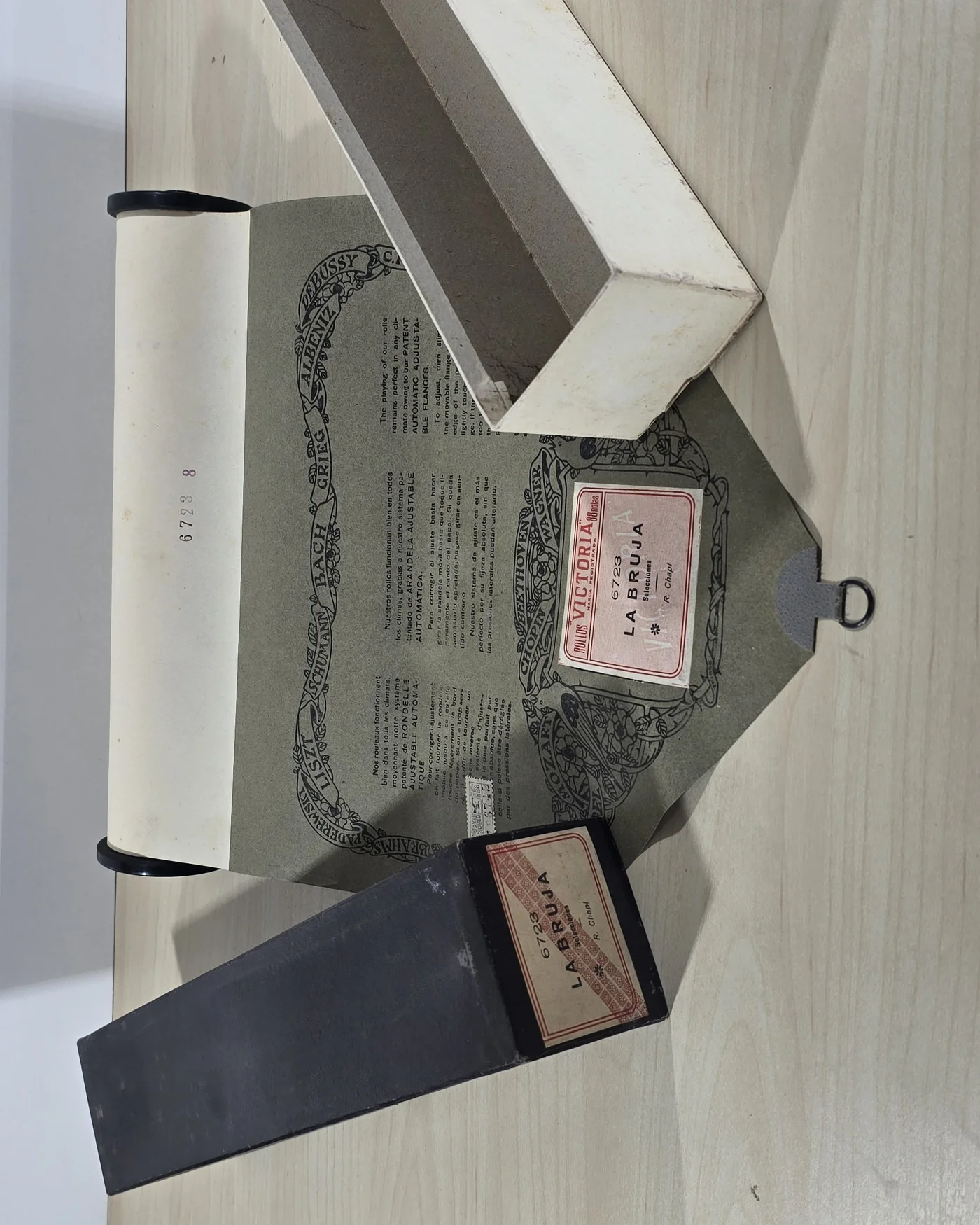 Rollos de pianola La Bruja de R. Chapi - imagen 1