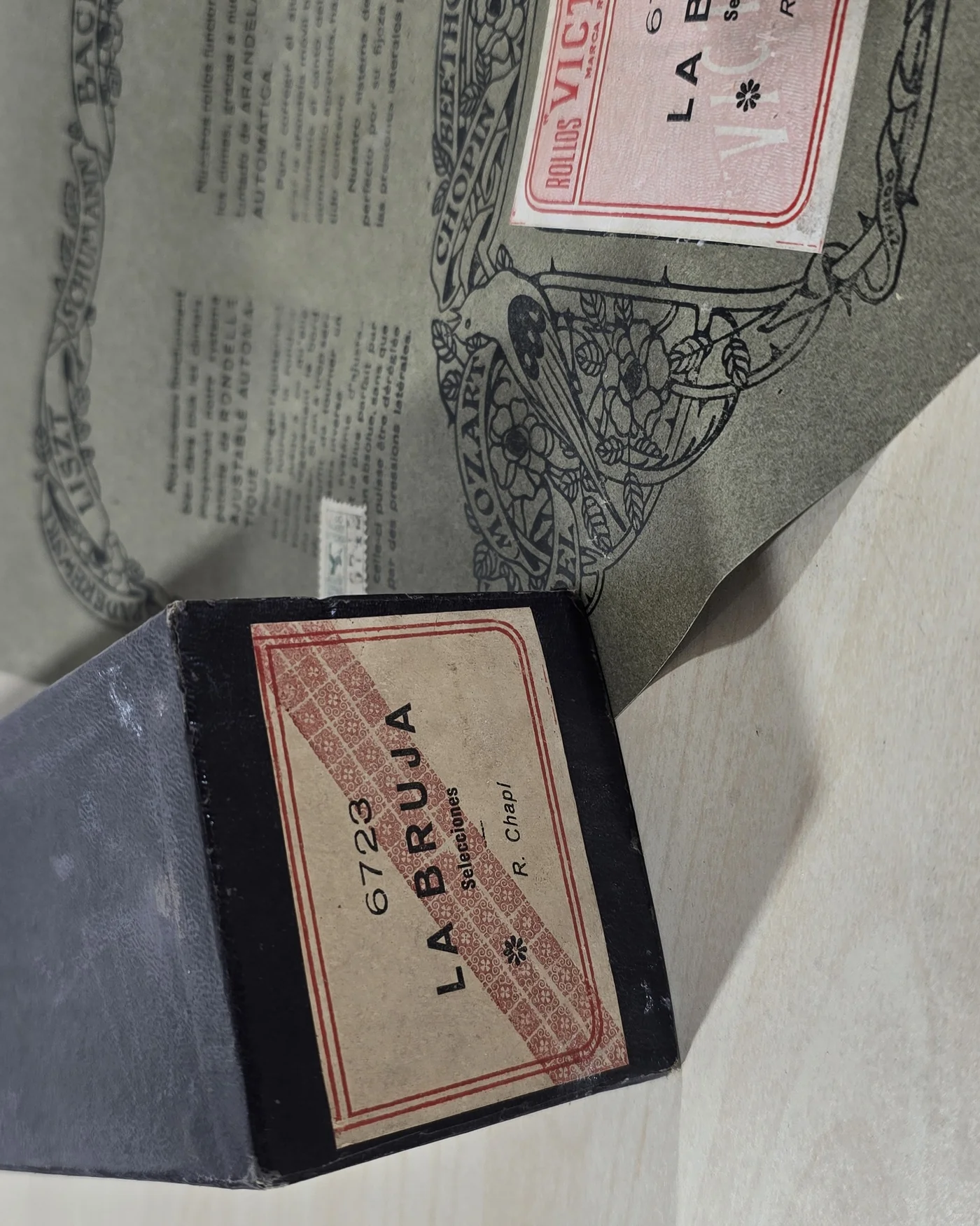 Rollos de pianola La Bruja de R. Chapi - imagen 5