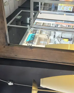 Gran espejo rústico de madera maciza - miniatura 4