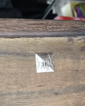 Gran espejo rústico de madera maciza - miniatura 5