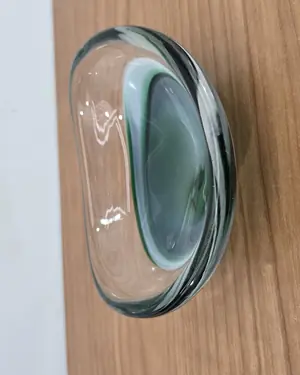 Cuenco de cristal verde - miniatura 5