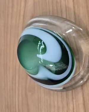 Cuenco de cristal verde - miniatura 6