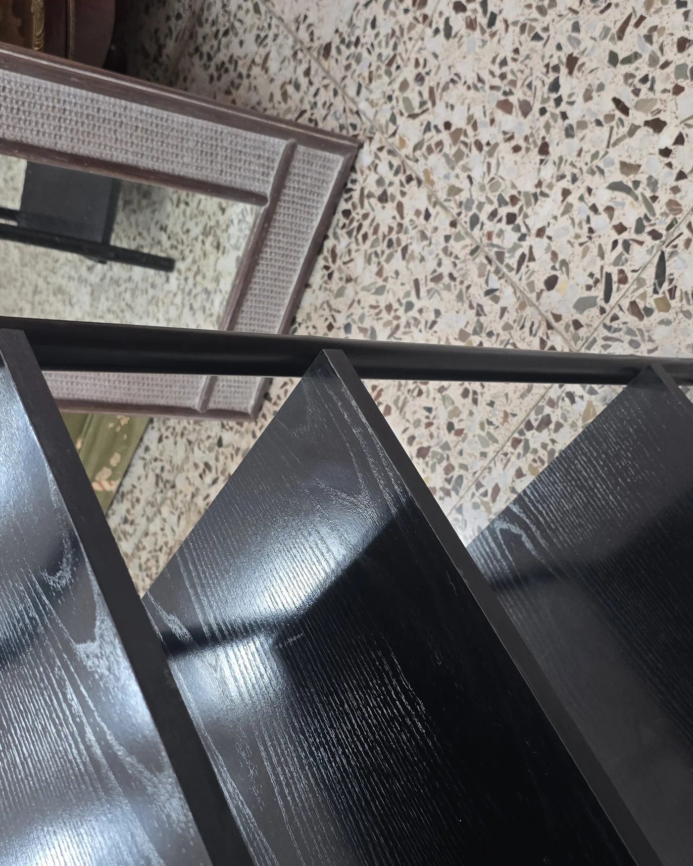 Carrito auxiliar negro de tres niveles - imagen 5