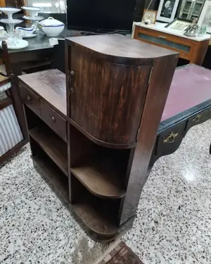 Mueble vintage para bar y copas con cajones y alacena - miniatura 2