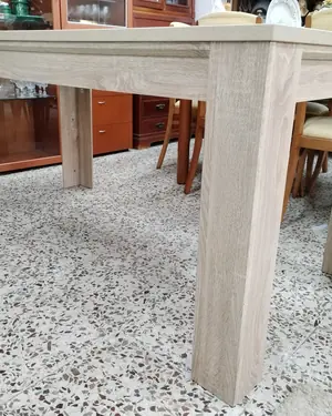 Mesa de comedor rectangular en acabado roble claro - miniatura 5