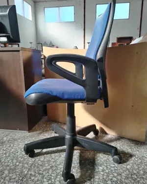 Silla de Oficina Giratoria Azul - miniatura 2