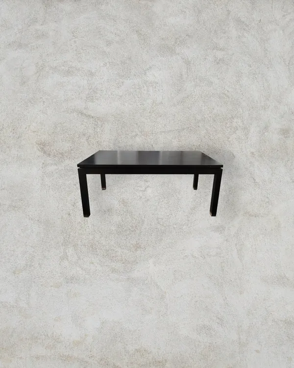 Mesa de Comedor Negra Estilo Industrial