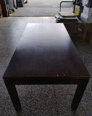 Mesa de Comedor Negra Estilo Industrial - miniatura 6