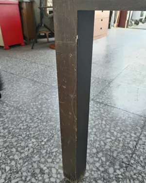 Mesa de Comedor Negra Estilo Industrial - miniatura 8